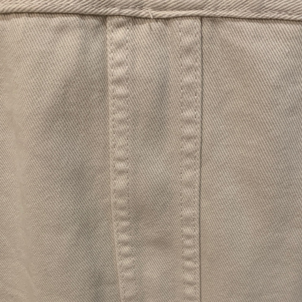 NWOT Oversized Velvet Heart Women's Off-White Denim Utility Jacket Small - Picture 9 of 13